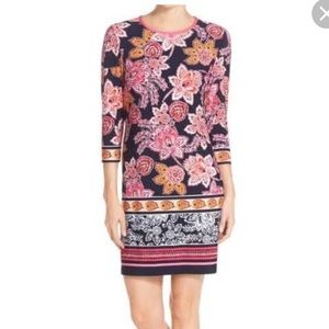 Eliza J Printed T body Dress. size 10.
